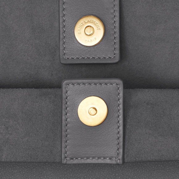 SHOPPING SAINT LAURENT LEATHER TOTE - Picture 6 of 14